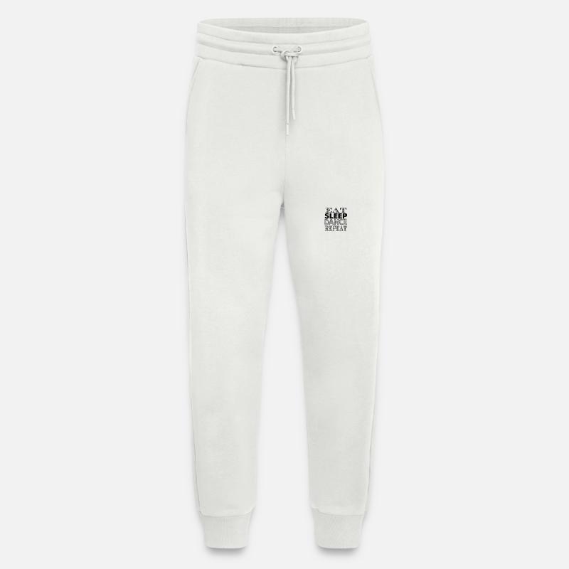 Cadeau de danseur de danse danse - Pantalon de jogging bio décontracté fabriqué en UE - OFF WHITE