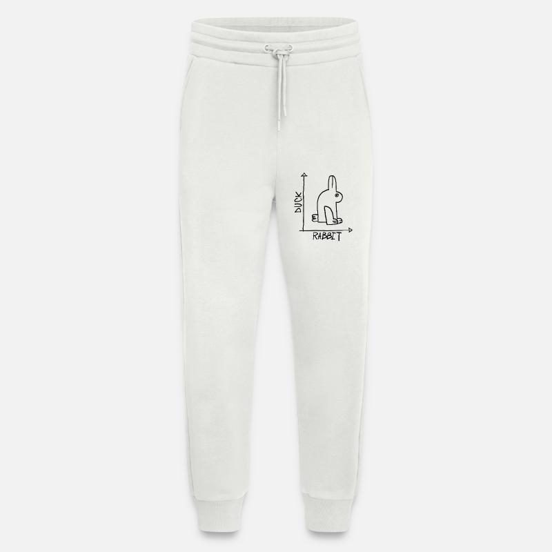 Ente oder Hase - Jogginghose - made by SPREAD - OFF WHITE