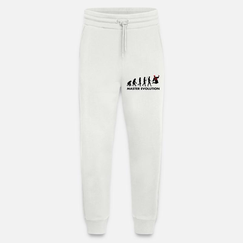 Master Evolution Prüfung Bestanden Schulabschluss - Jogginghose - made by SPREAD - OFF WHITE