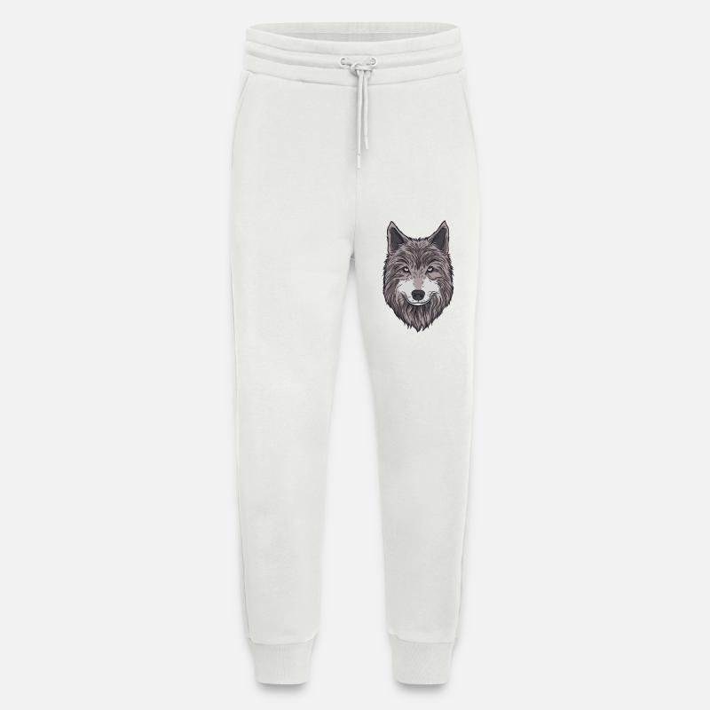 Stolzer Wolfskopf - Jogginghose - made by SPREAD - OFF WHITE