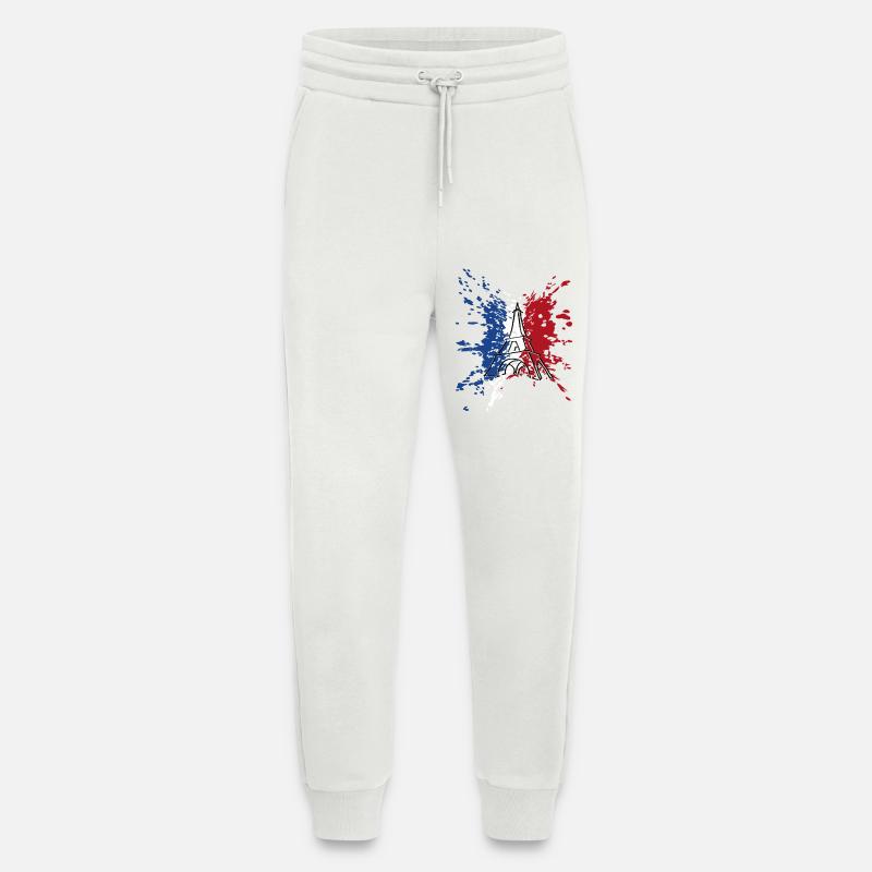 Eiffelturm Flagge Frankreich ✅ Tour Eiffelturm Flagge ✔ - Jogginghose - made by SPREAD - OFF WHITE