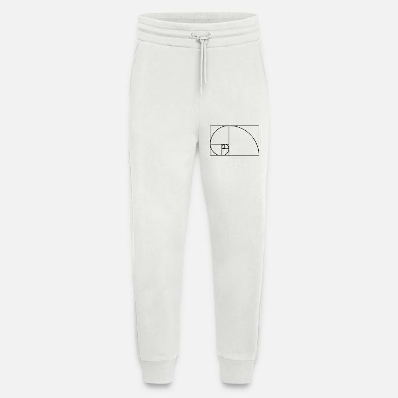 Fibonacci tshirt - Jogging Pants - made by SPREAD  - OFF WHITE