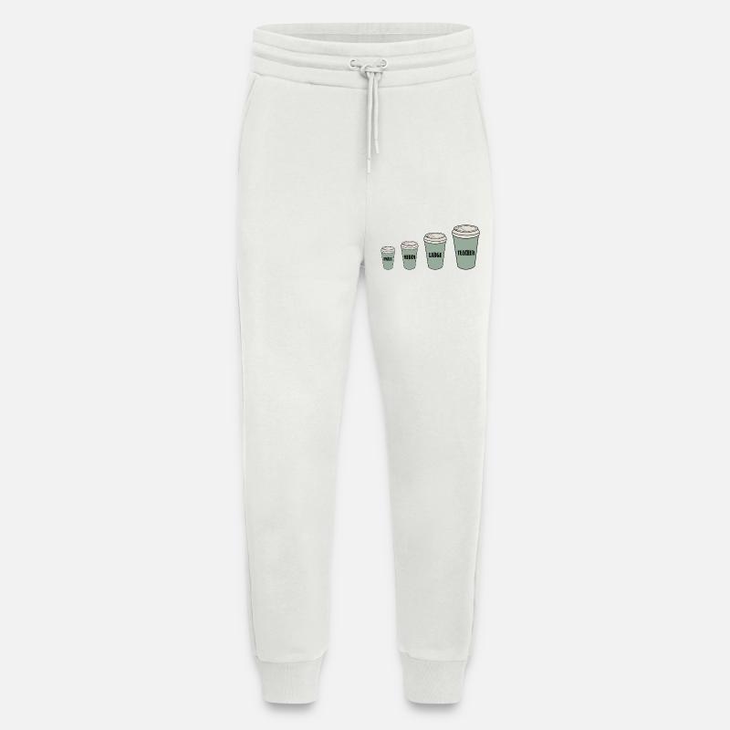 Teacher's Coffee - Jogging Pants - made by SPREAD - OFF WHITE