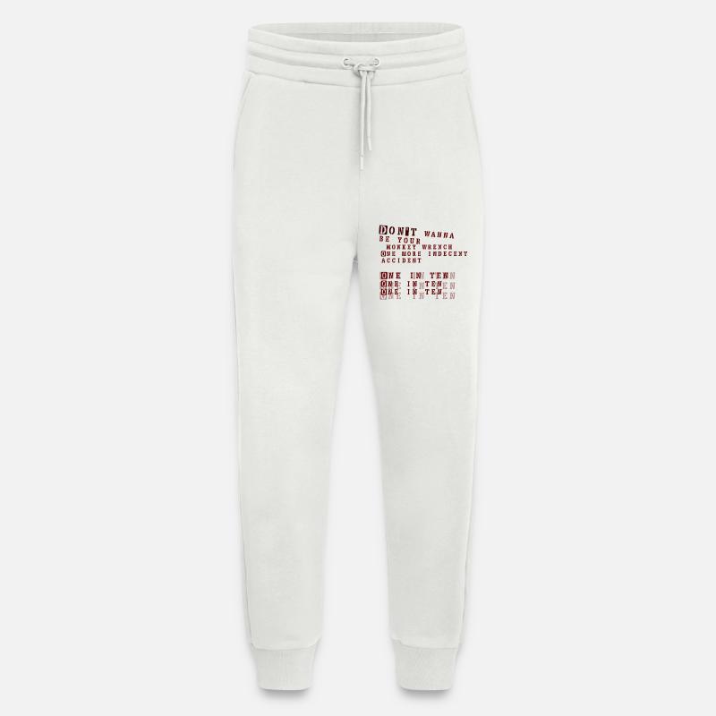 Monkey Wrench - Foo Fighters - Jogginghose - made by SPREAD - OFF WHITE