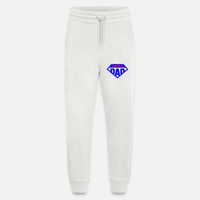 Super Papa Hellblaues Abzeichen - Jogginghose - made by SPREAD - OFF WHITE