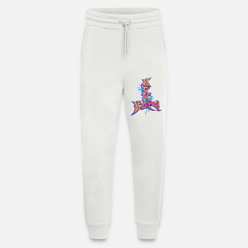 New York graffiti - Jogging Pants - made by SPREAD  - OFF WHITE