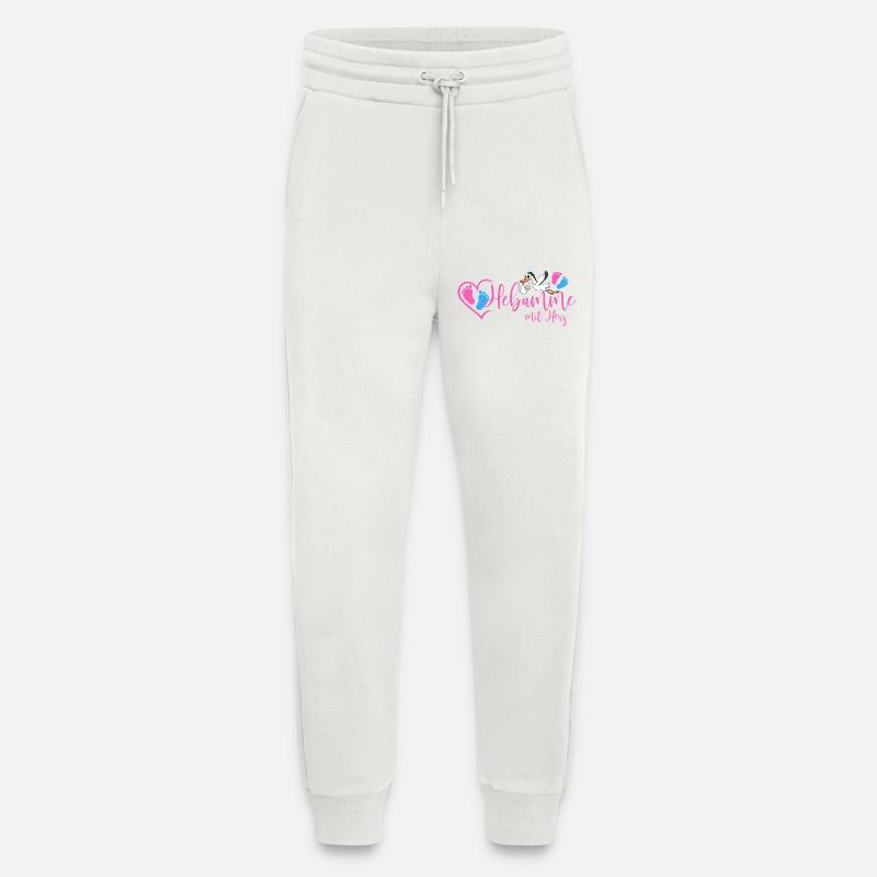Hebamme mit Herz  - Jogginghose - made by SPREAD - OFF WHITE