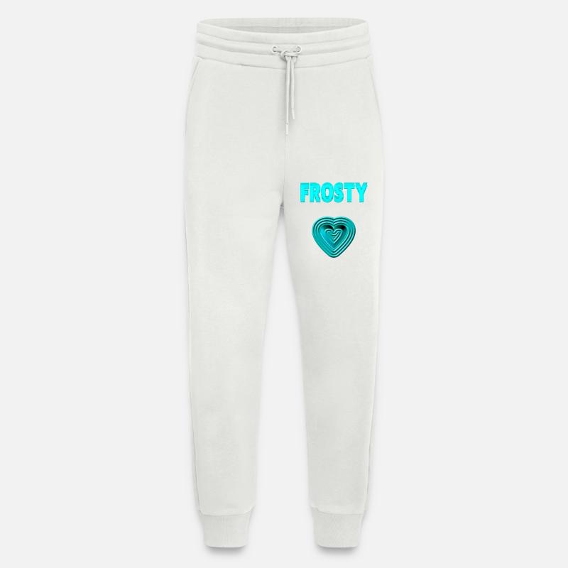 FROSTY HERZ - in love - Jogginghose - made by SPREAD - OFF WHITE