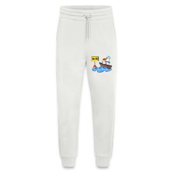 Moin Seemann Möwe Seemöwe Boot - Jogginghose - made by SPREAD - OFF WHITE - Vorne