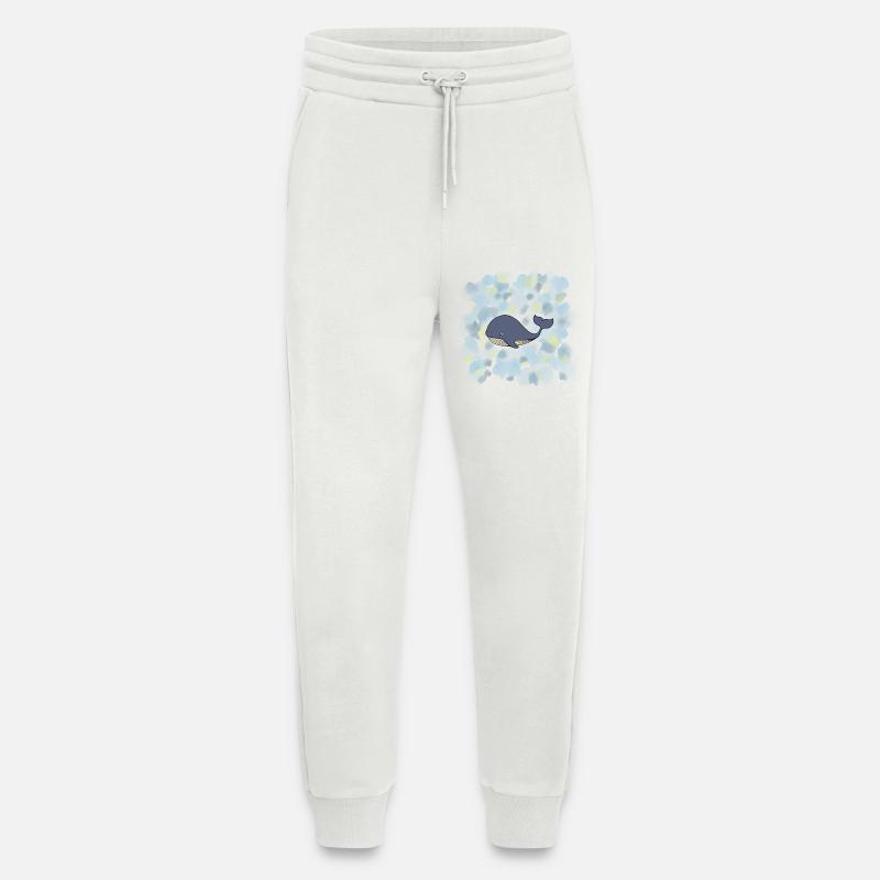 Wal Blauwal - Jogginghose - made by SPREAD - OFF WHITE