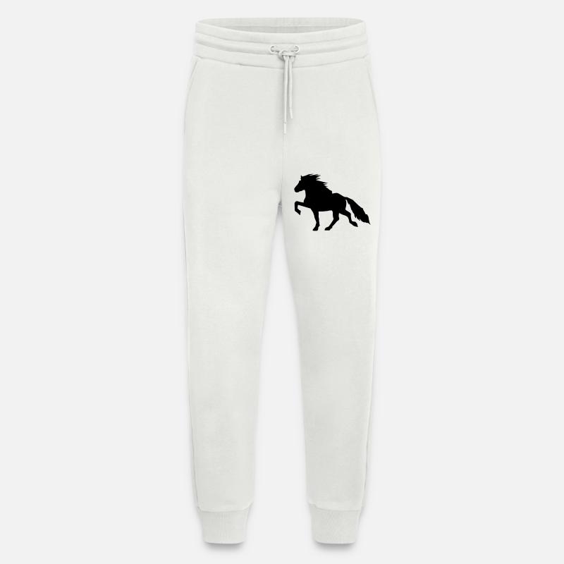 Kraftvolles Islandpferd Tölt 7 - Jogginghose - made by SPREAD - OFF WHITE