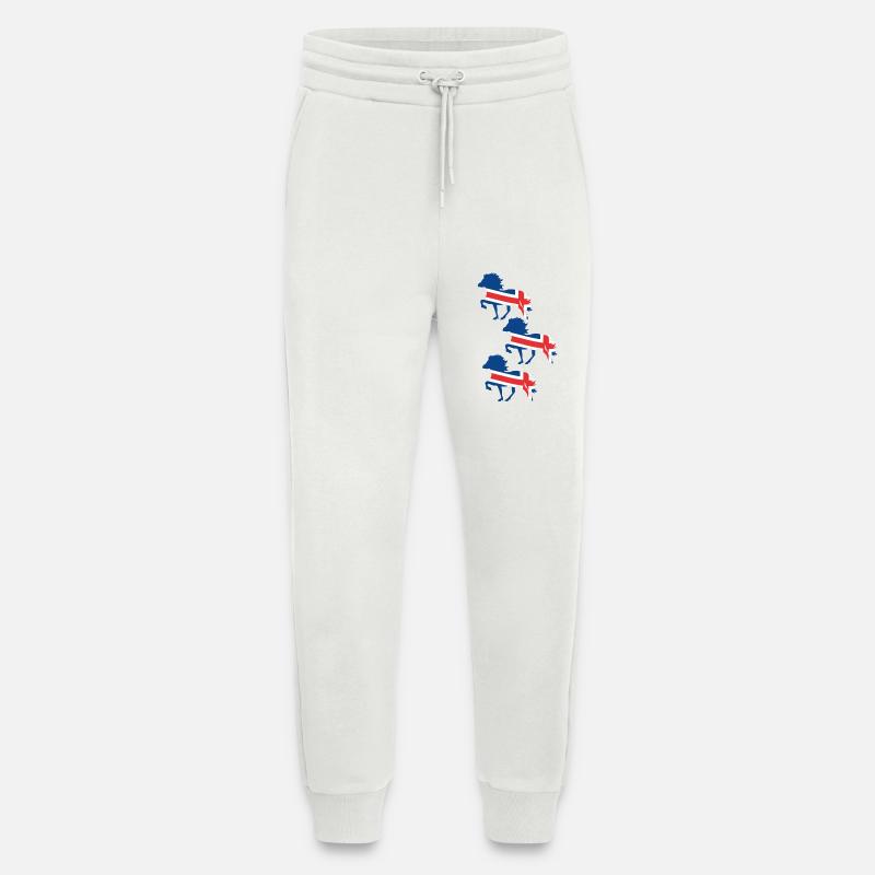 Islandpferd Flagge - Jogginghose - made by SPREAD - OFF WHITE