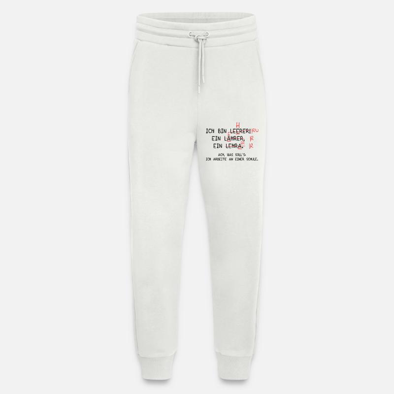 Ich bin Lehrer! (schwarz) - Jogginghose - made by SPREAD - OFF WHITE