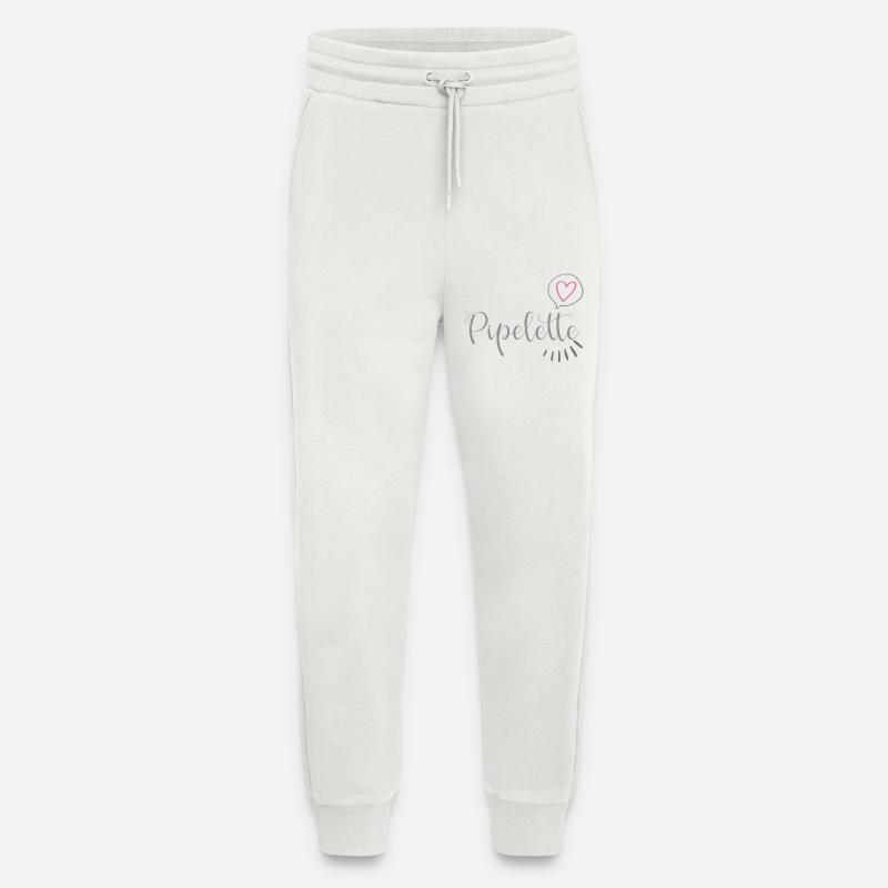 Schickes Herzpipelette - Jogginghose - made by SPREAD - OFF WHITE
