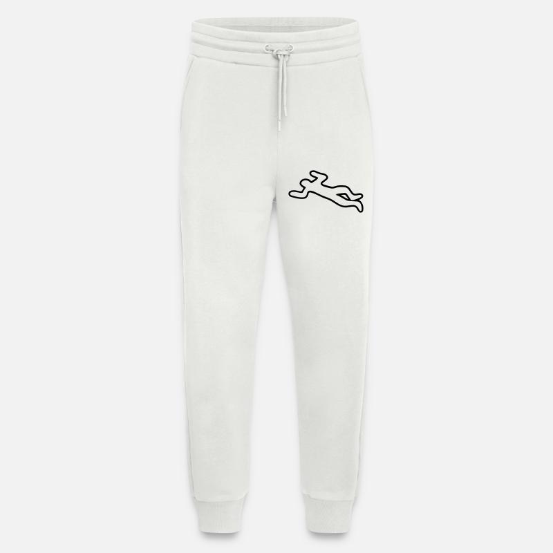 Corps - Pantalon de jogging bio décontracté fabriqué en UE - OFF WHITE