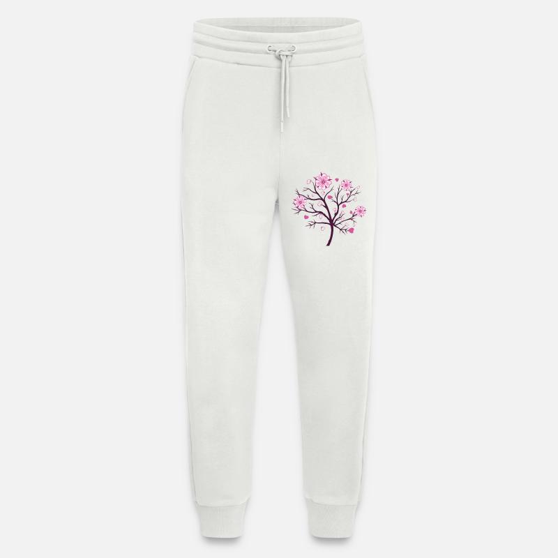 Kirschblüten Blüten Sakura Frühling - Jogginghose - made by SPREAD - OFF WHITE