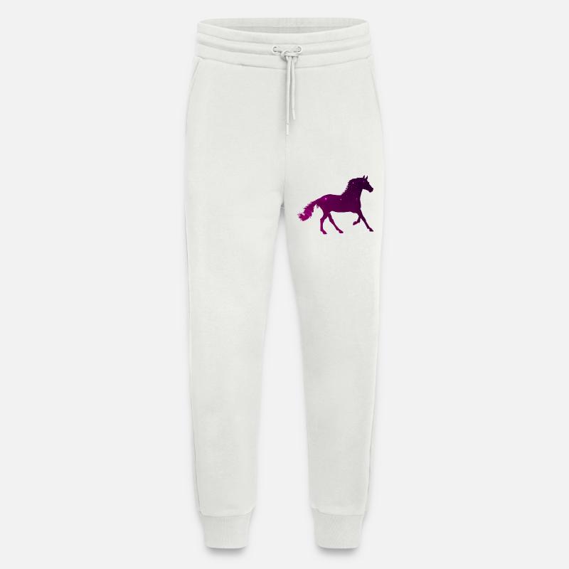 Sternenpferd - Süß Reiten Galaxy Pferd Geschenk - Jogginghose - made by SPREAD - OFF WHITE