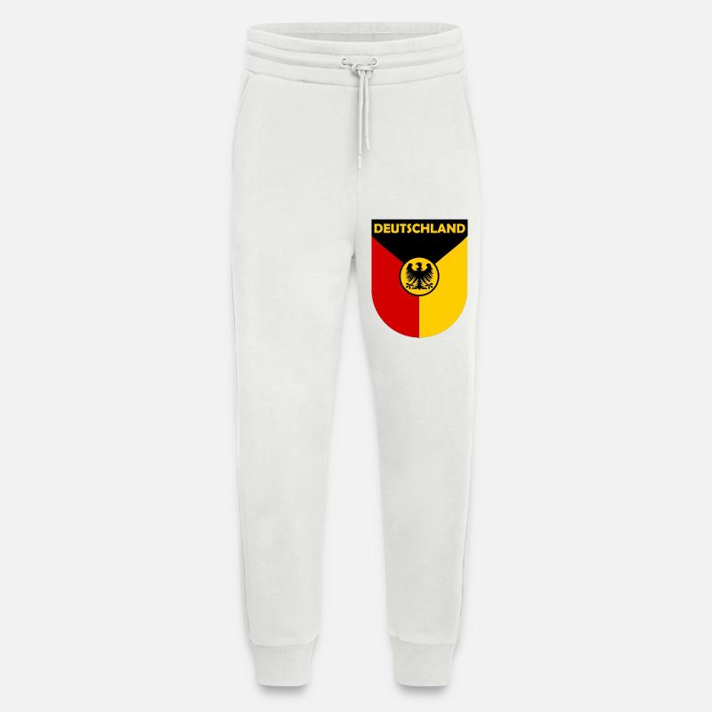 The German Federal Eagle - Jogging Pants - made by SPREAD  - OFF WHITE