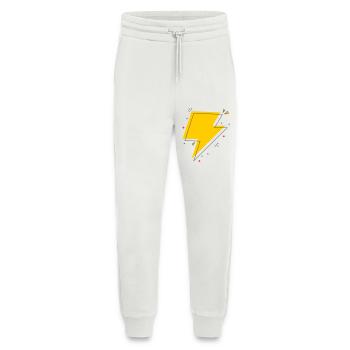 Dynamic Ray in Yellow and Black - Jogging Pants - made by SPREAD  - OFF WHITE - Front