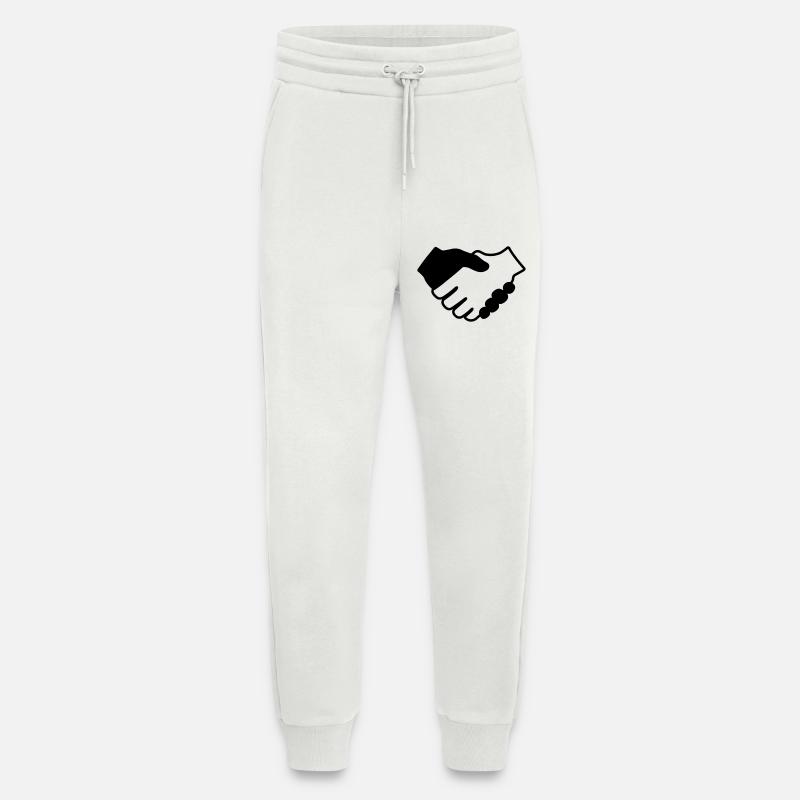 Zeiger schwarz und weiß - Jogginghose - made by SPREAD - OFF WHITE