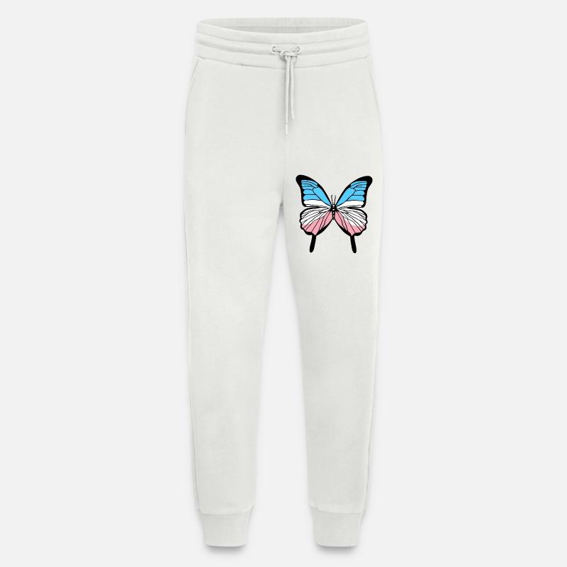 Trans Pride Schmetterling Transgender Pride - Jogginghose - made by SPREAD - OFF WHITE