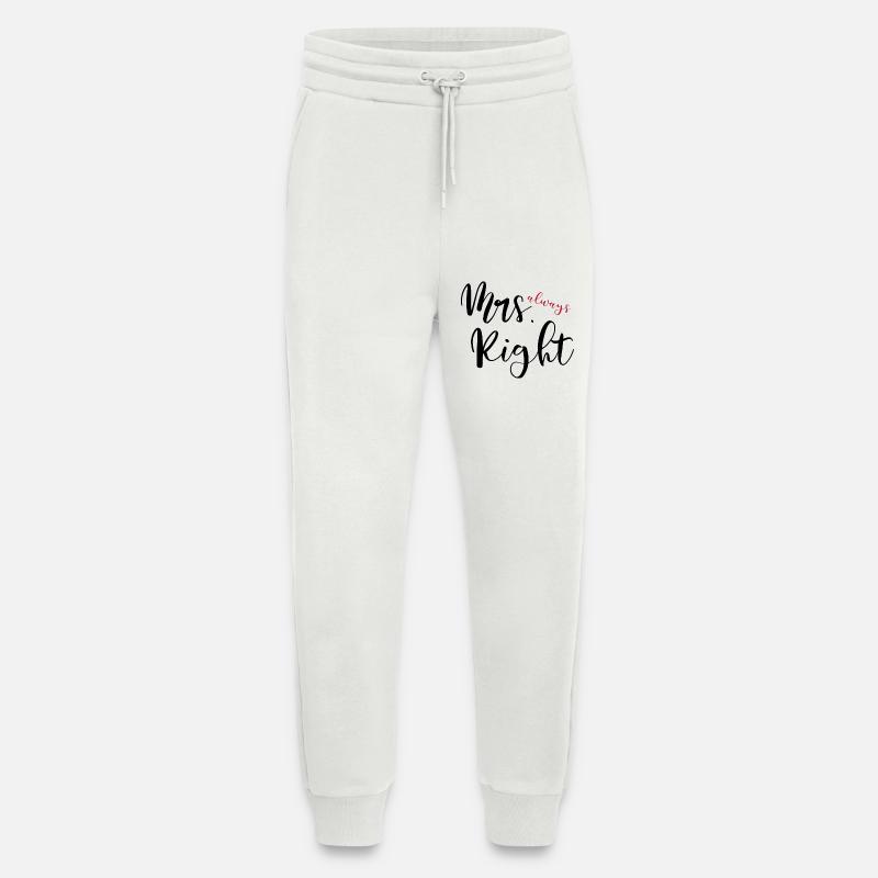 Mrs. always Right - Jogginghose - made by SPREAD - OFF WHITE
