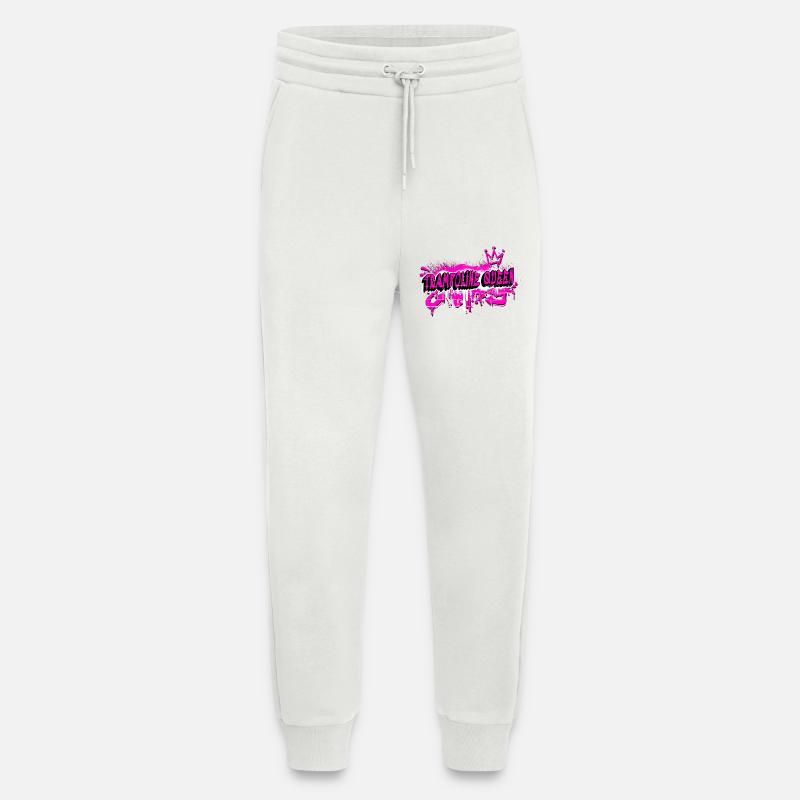 Trampoline Graffiti Queen Design - Jogginghose - made by SPREAD - OFF WHITE