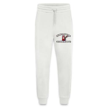 Ich bin Stromsparer, ich fahre mit Benzin - Jogginghose - made by SPREAD - OFF WHITE - Vorne