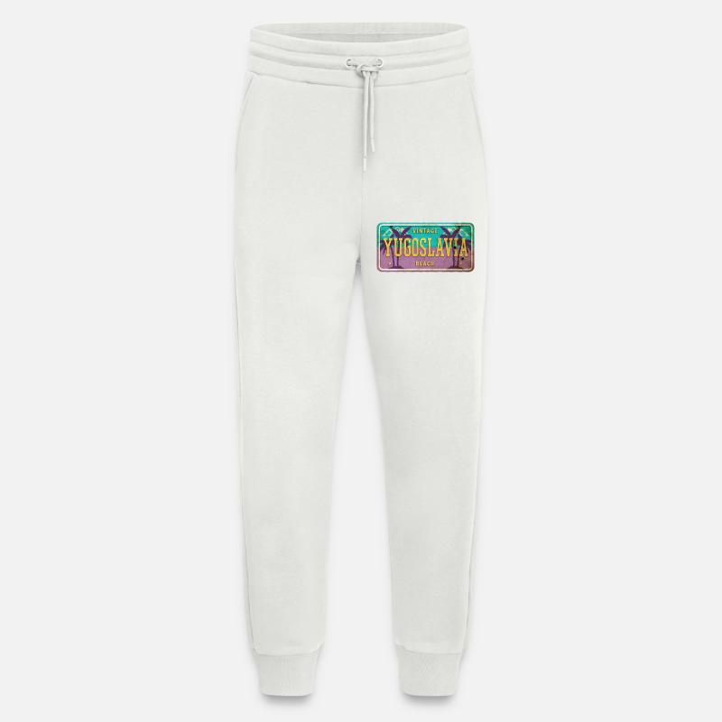 Jugoslawien Vintage Schild - Jogginghose - made by SPREAD - OFF WHITE