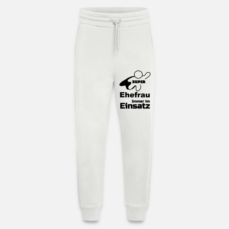 Super Ehefrau Geschenk - Jogginghose - made by SPREAD - OFF WHITE