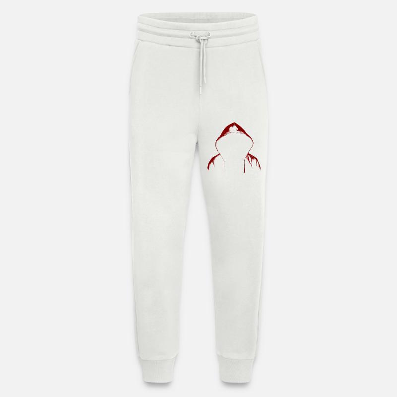Sweat à capuche Hacker - Pantalon de jogging bio décontracté fabriqué en UE - OFF WHITE