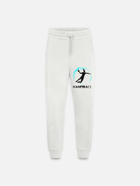 Handball - Pantalon de jogging bio décontracté fabriqué en UE - OFF WHITE