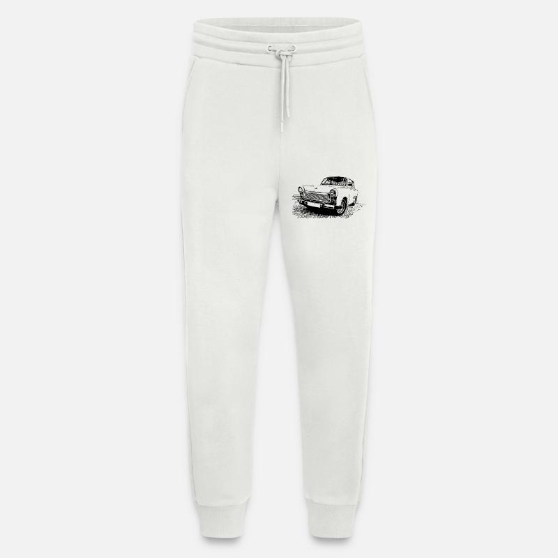 P 601 S - Pantalon de jogging bio décontracté fabriqué en UE - OFF WHITE