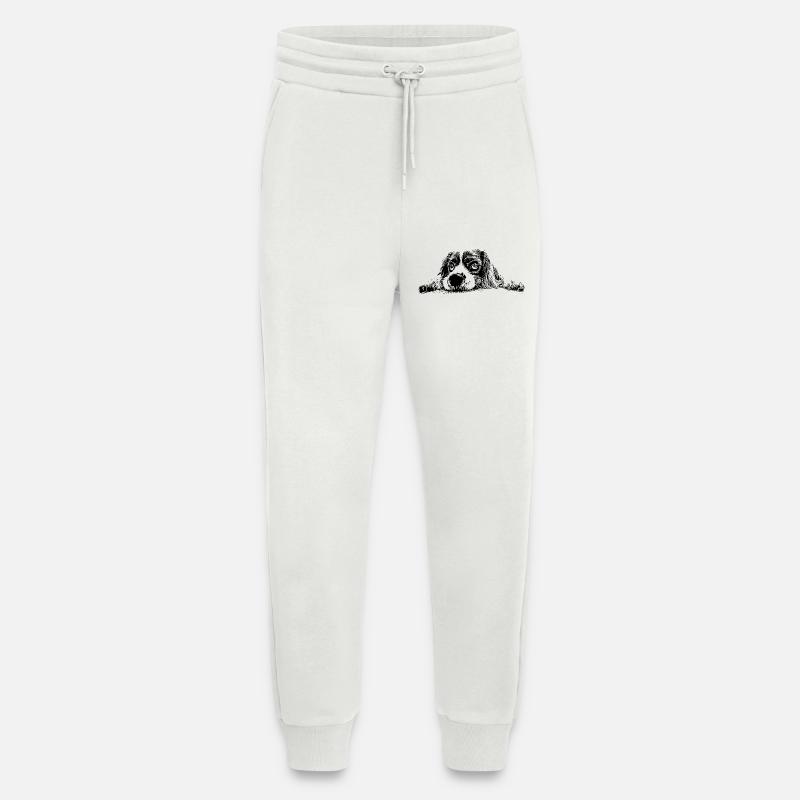 Cocker Spaniel - Jogging Pants - made by SPREAD  - OFF WHITE