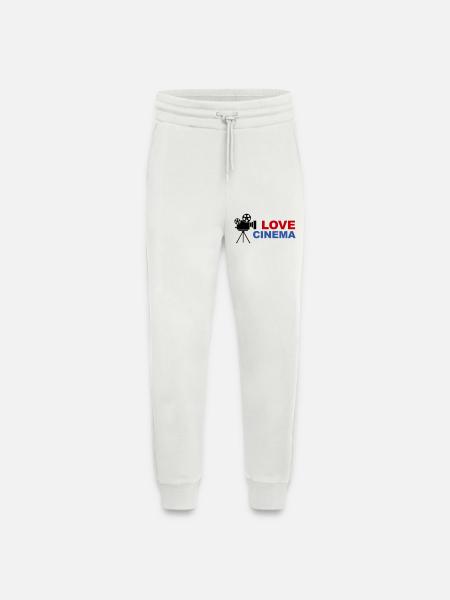 Love Cinema Bold Red Blue Typography - Jogging Pants - made by SPREAD - OFF WHITE