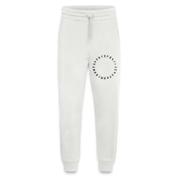 Runenalphabet im Kreis Symbole - Jogginghose - made by SPREAD - OFF WHITE - Vorne