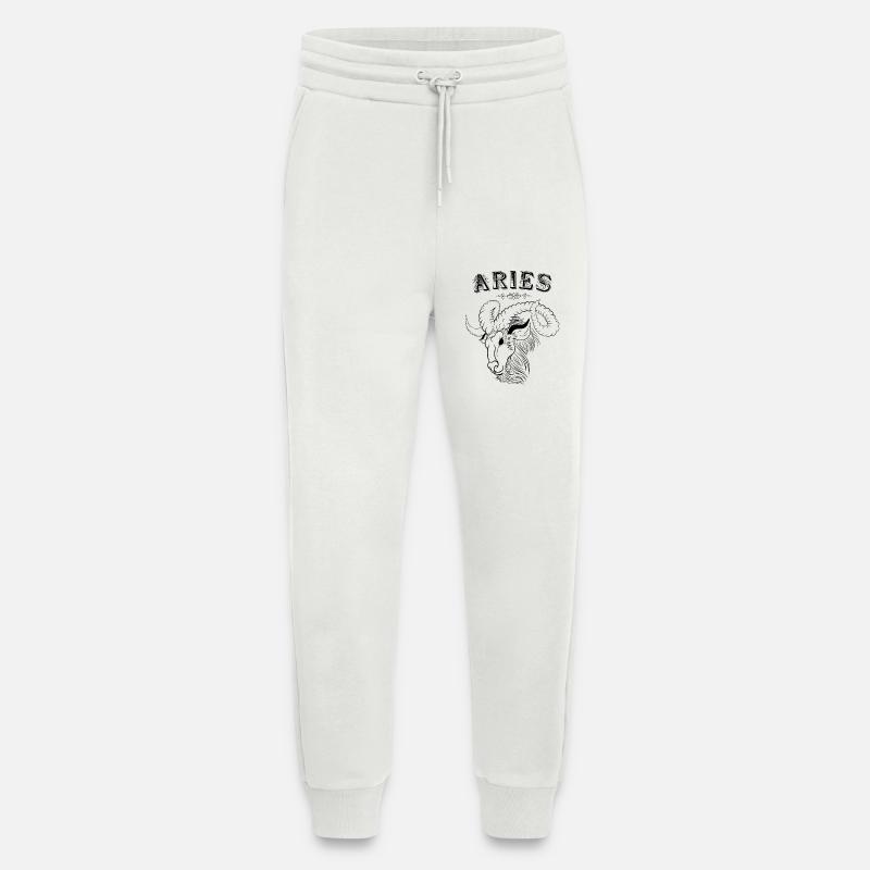 Aries Sternzeichen Widder - Jogginghose - made by SPREAD - OFF WHITE