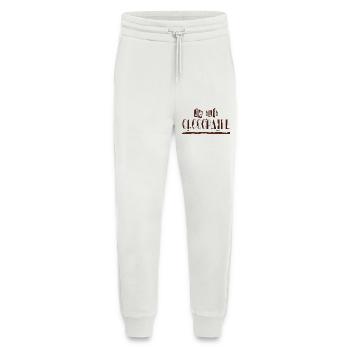 Je suis chocopathe - Pantalon de jogging bio décontracté fabriqué en UE - OFF WHITE - Devant