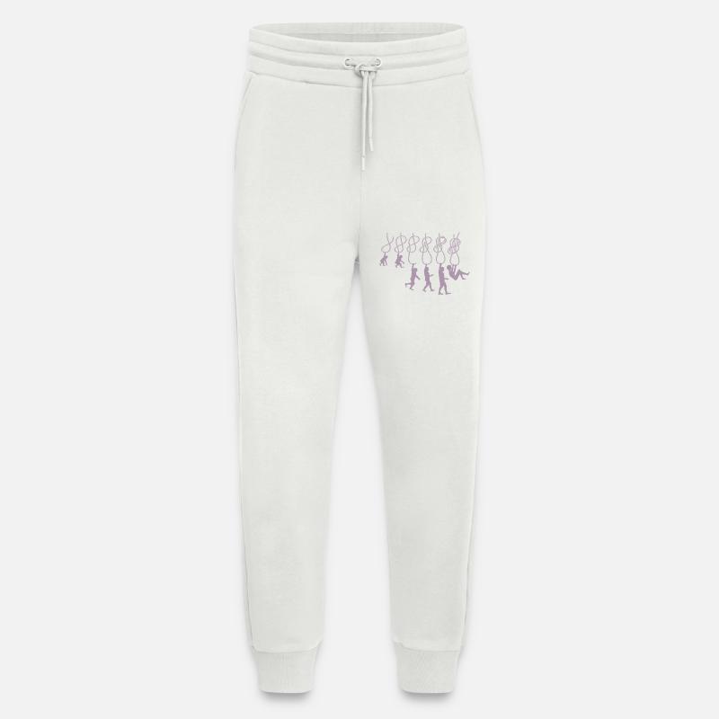 Evolution Climbing Climbing Knot Eighth Knot - Jogging Pants - made by SPREAD  - OFF WHITE