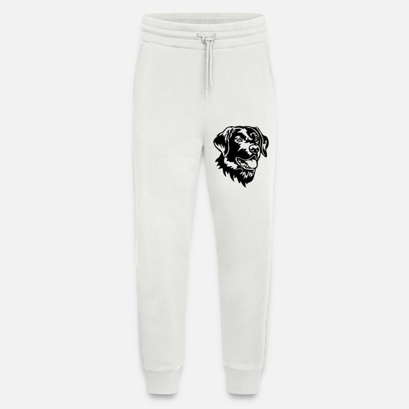 Labrador Kopf - Jogginghose - made by SPREAD - OFF WHITE