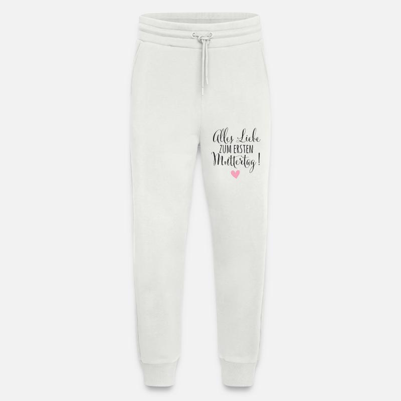 Erster Muttertag Geschenk Mama Baby Geburt - Jogginghose - made by SPREAD - OFF WHITE