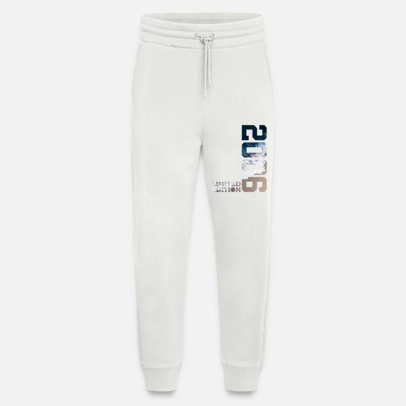 20E ANNIVERSAIRE ÉDITION LIMITÉE 2006 - Pantalon de jogging bio décontracté fabriqué en UE - OFF WHITE