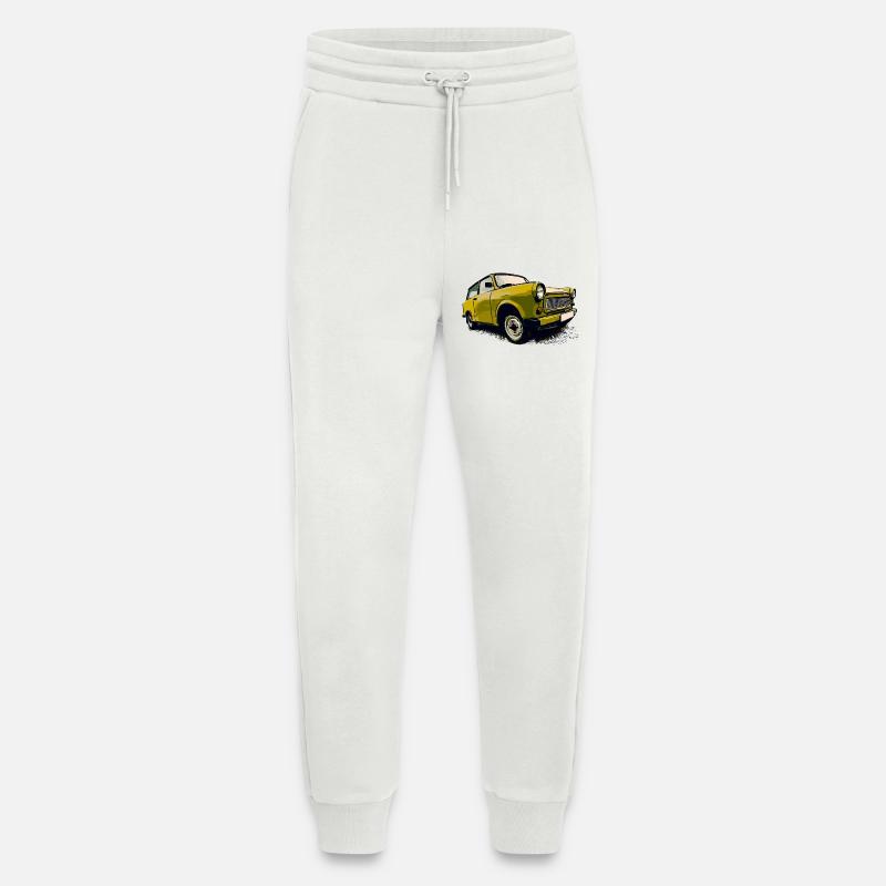 Green  Tabbi - Jogging Pants - made by SPREAD  - OFF WHITE