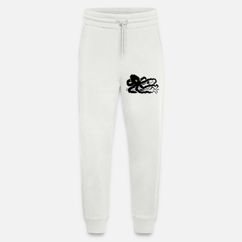 8bit pixel octopus - Jogginghose - made by SPREAD - OFF WHITE