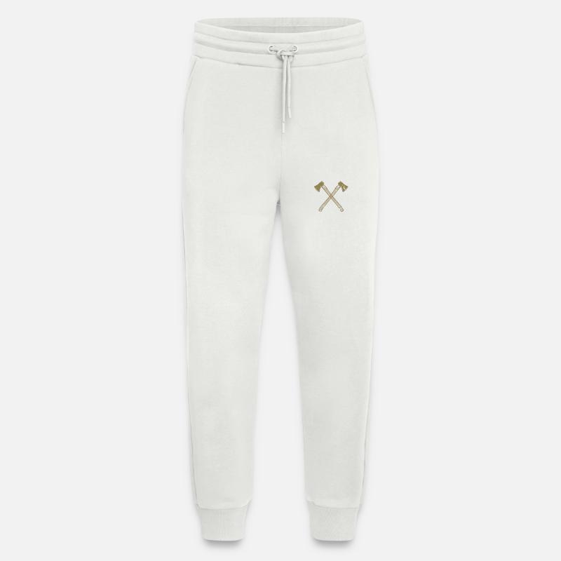 Axt gekreuzte Äxte - Jogginghose - made by SPREAD - OFF WHITE