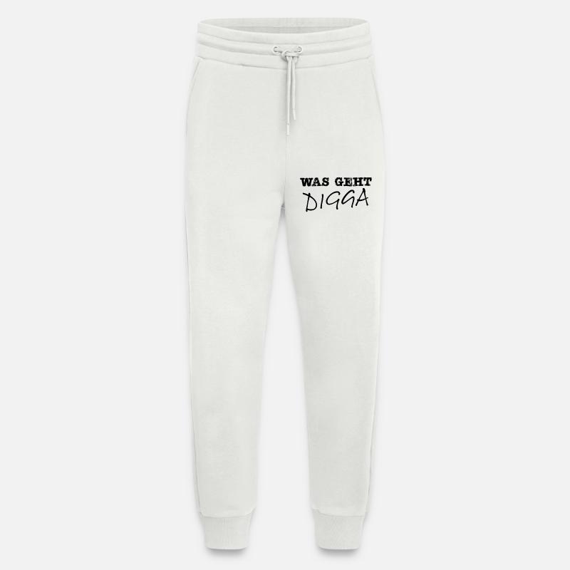 Was geht Digga - Jogginghose - made by SPREAD - OFF WHITE