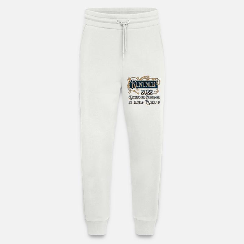 Rentner 2022 Oldtimer - Jogginghose - made by SPREAD - OFF WHITE