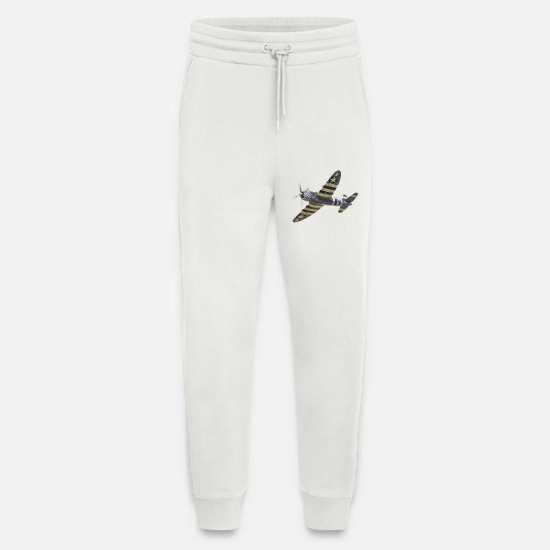 P-47 Thunderbolt - Jogginghose - made by SPREAD - OFF WHITE