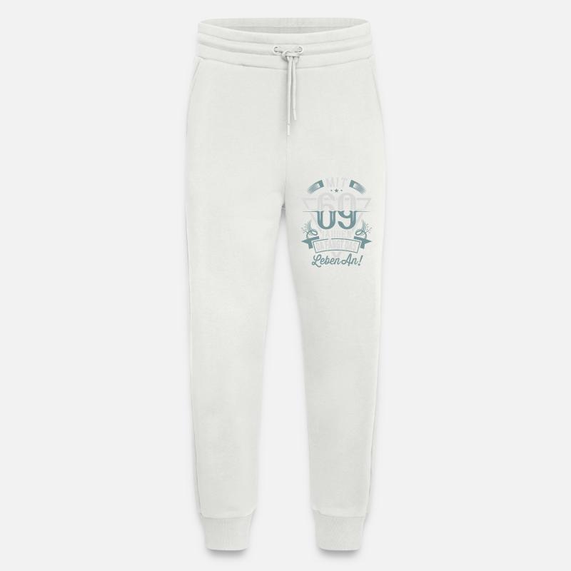 69. Geburtstag Da Fängt Das Leben An - Jogginghose - made by SPREAD - OFF WHITE