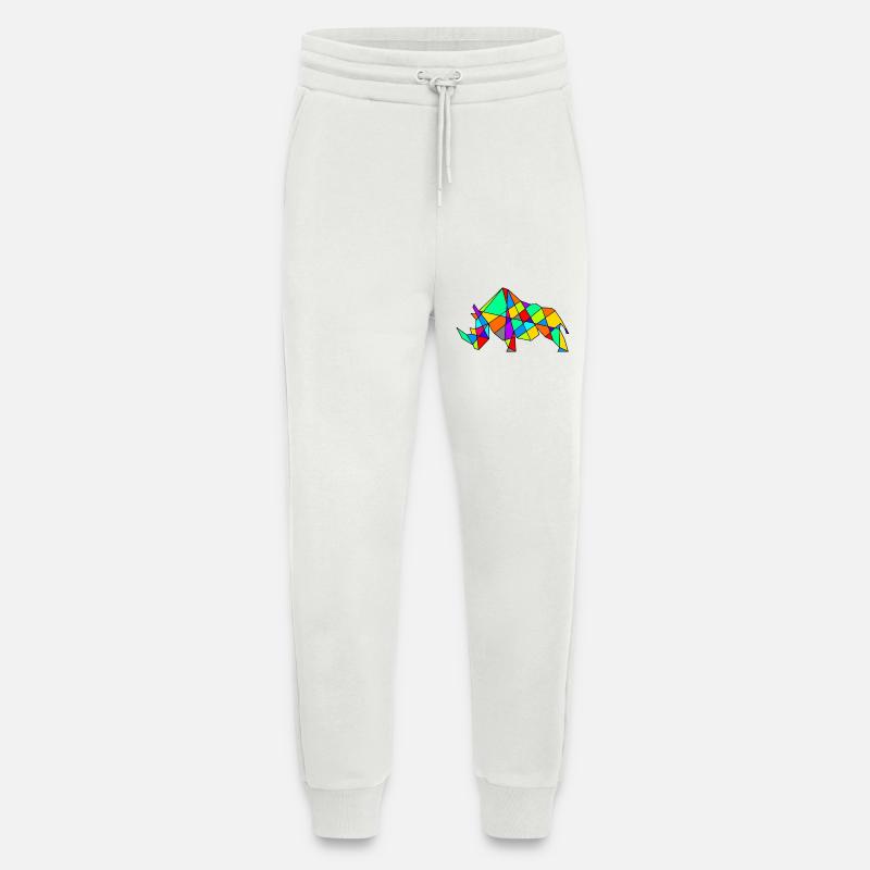 Geometrisches Kamel Puzzle Neonfarben - Jogginghose - made by SPREAD - OFF WHITE